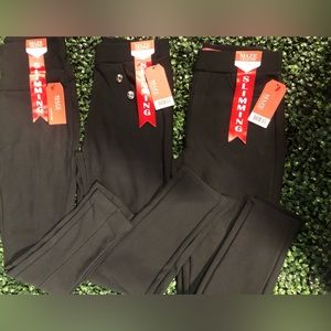 NWT 3 Pairs of Maze Collection Slimming Scuba Legging Stretch Pan…